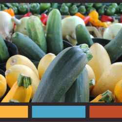 Vegetables at a farmer's market